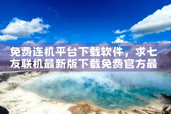 免费连机平台下载软件