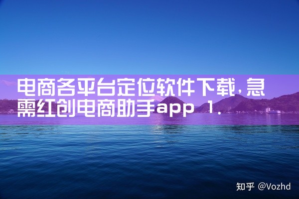 电商各平台定位软件下载