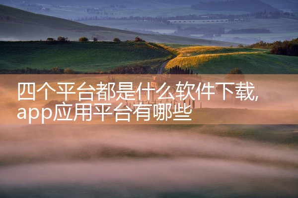 四个平台都是什么软件下载